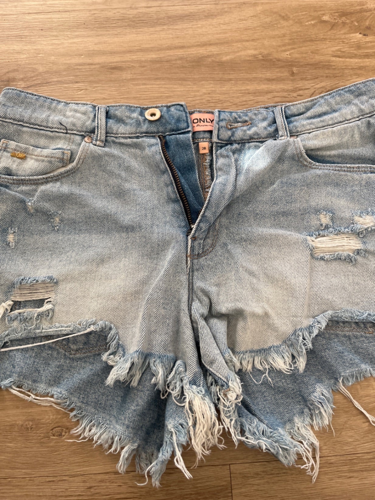 ONLY Jeans Shorts Hellblau Gr.: 28