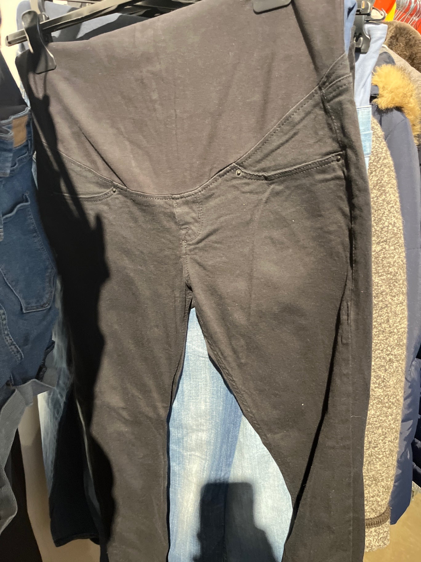 H&M Umstandshose Schwarz Gr.: M