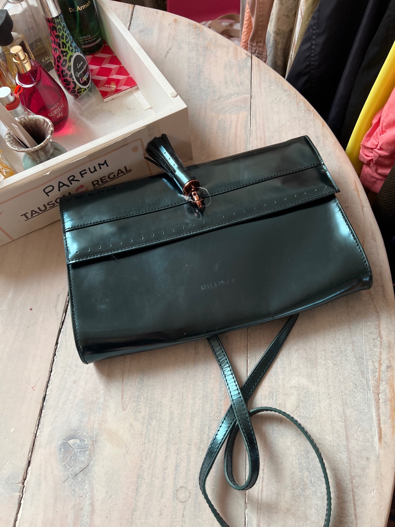 Tommy Hilfiger Handtasche Dunkelgrün