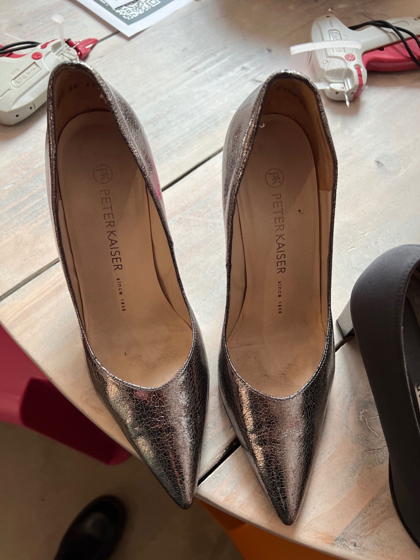Peter Kaiser Pumps Silber Gr.: 37/38