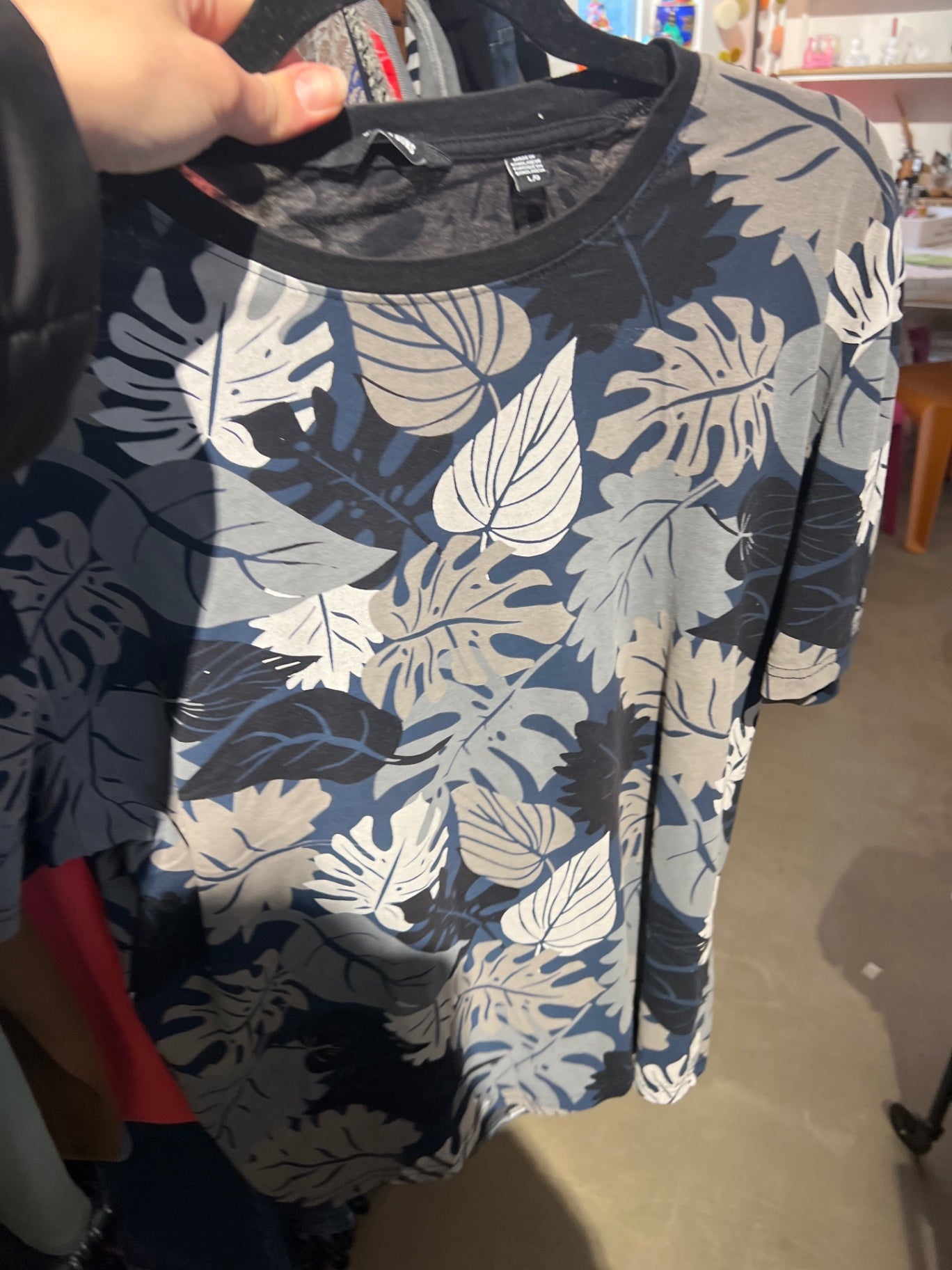 Only & Sons T-Shirt Grau Weiß Gr.: L