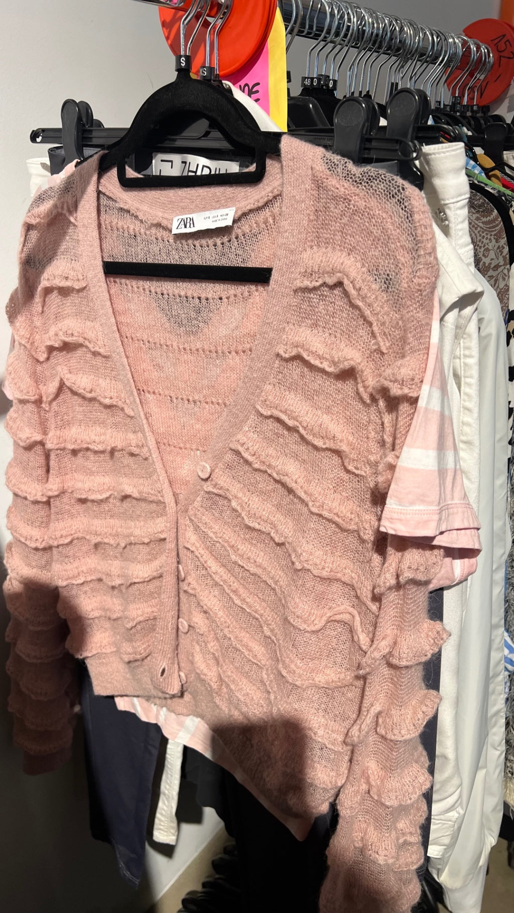 Zara Strickjacke Rosa Gr.: S