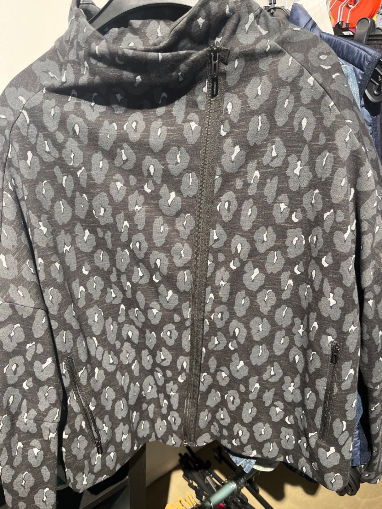 ADIDAS Jacke Grau Leo Gr.: XL