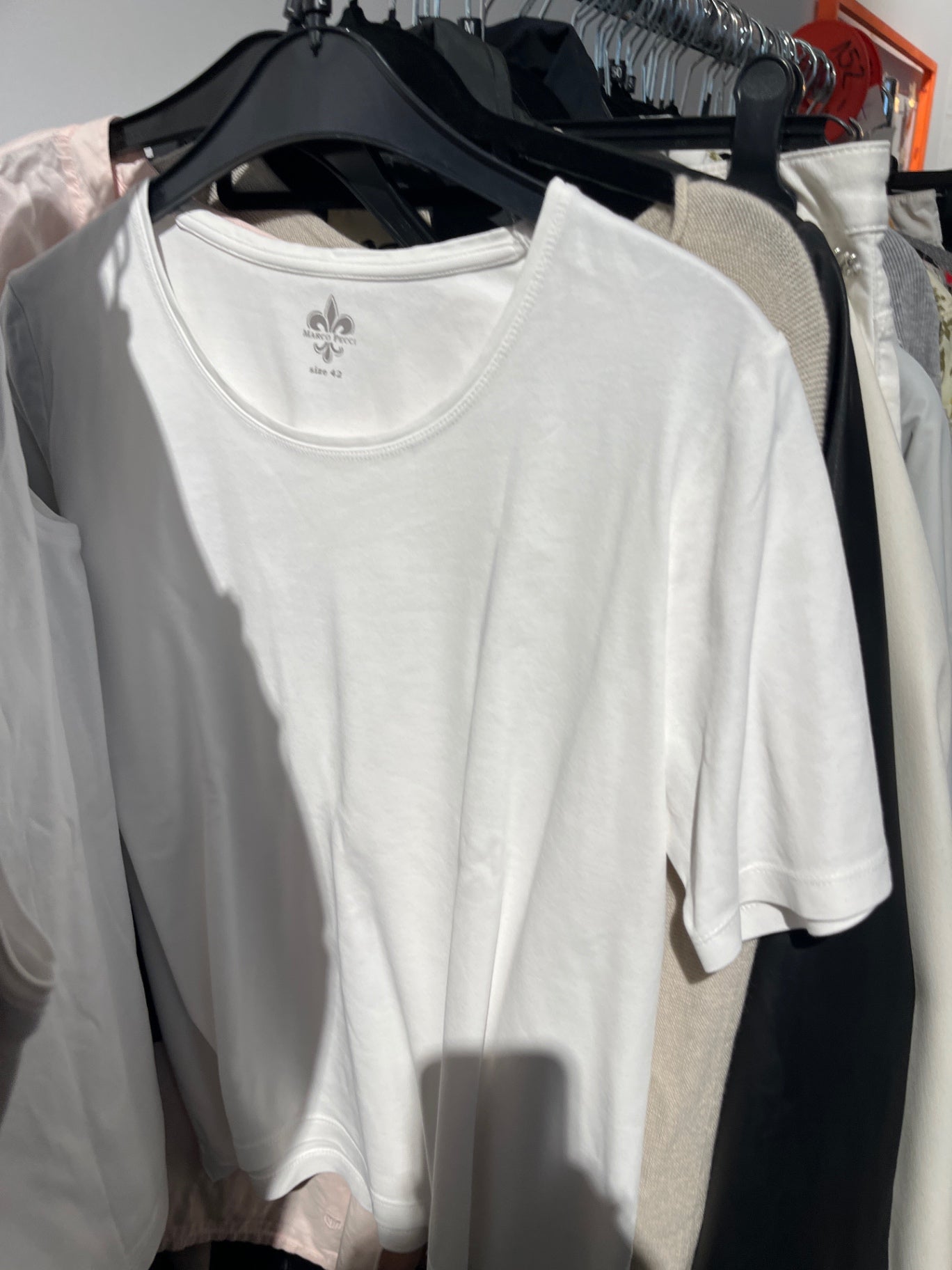 Marco Pecci T-Shirt Weiß Gr.: L