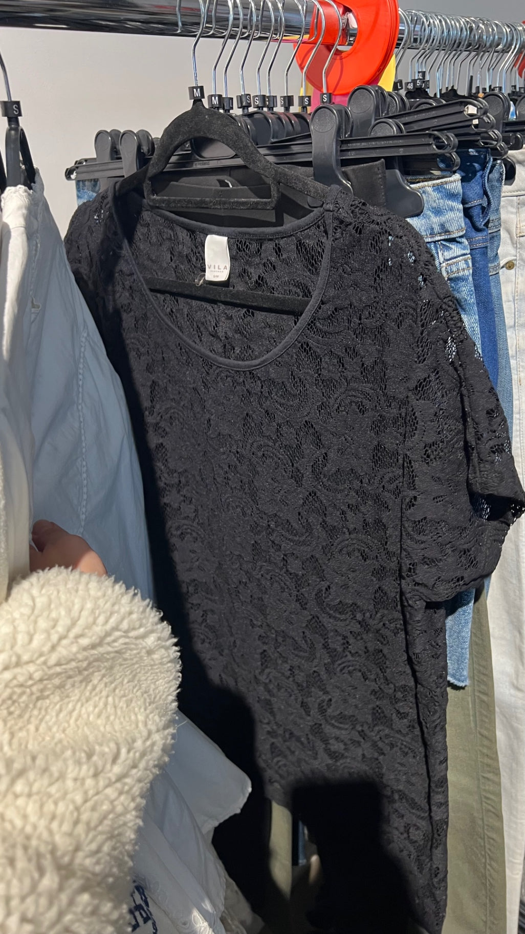 VILA T-Shirt Schwarz Gr.: M