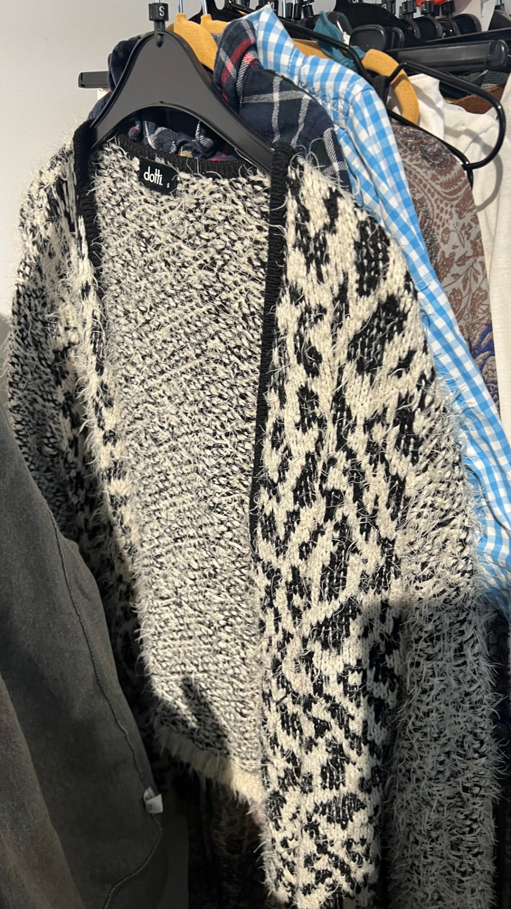 dotti Jacke Schwarz-Weiß Gr.: S