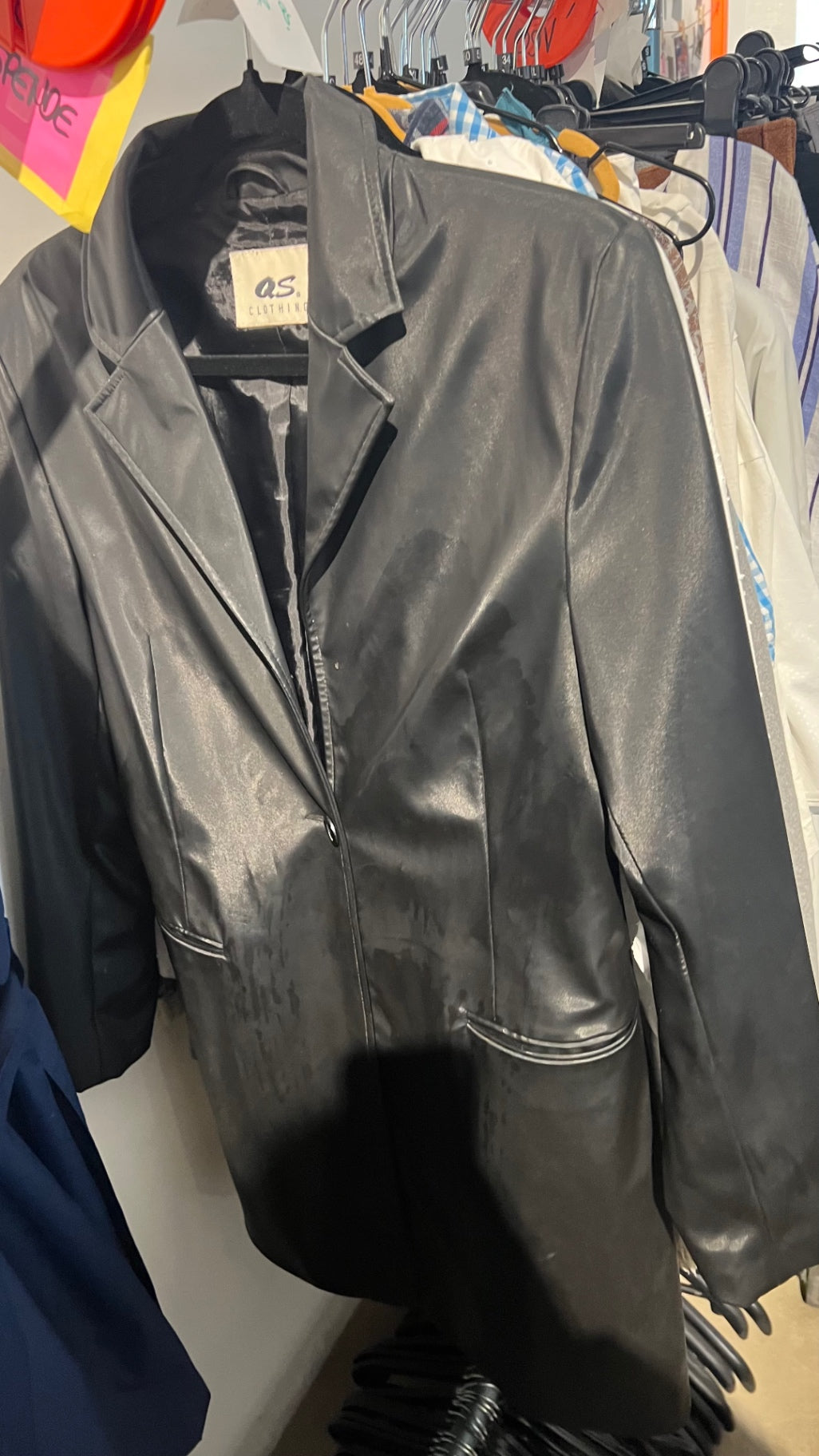 BWARE Knopf ab Jacke Schwarz Gr.: L