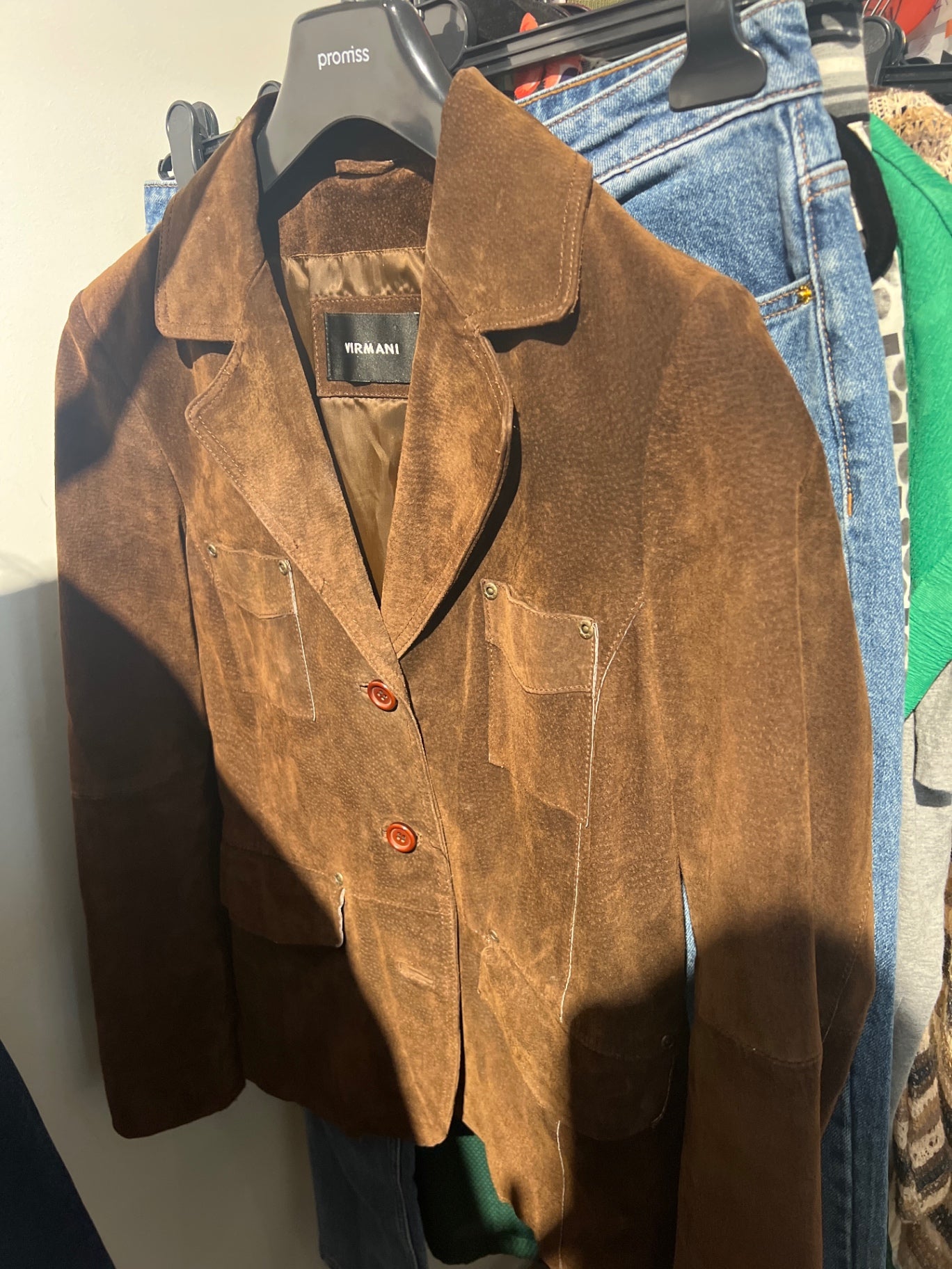 B-WARE Virmani Lederjacke Braun Gr.: M
