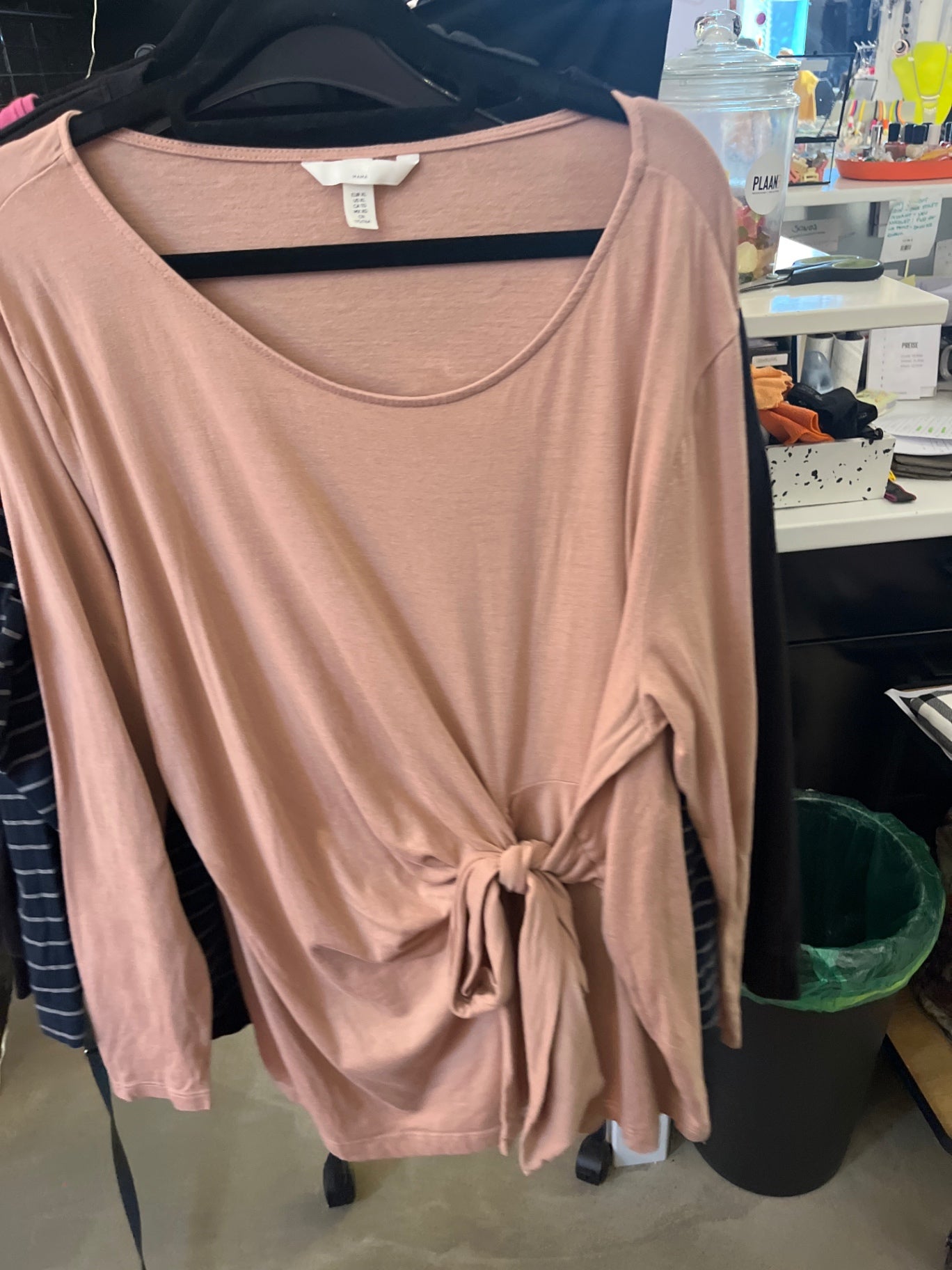H&M Umstandsshirt Rosa Gr.: XL