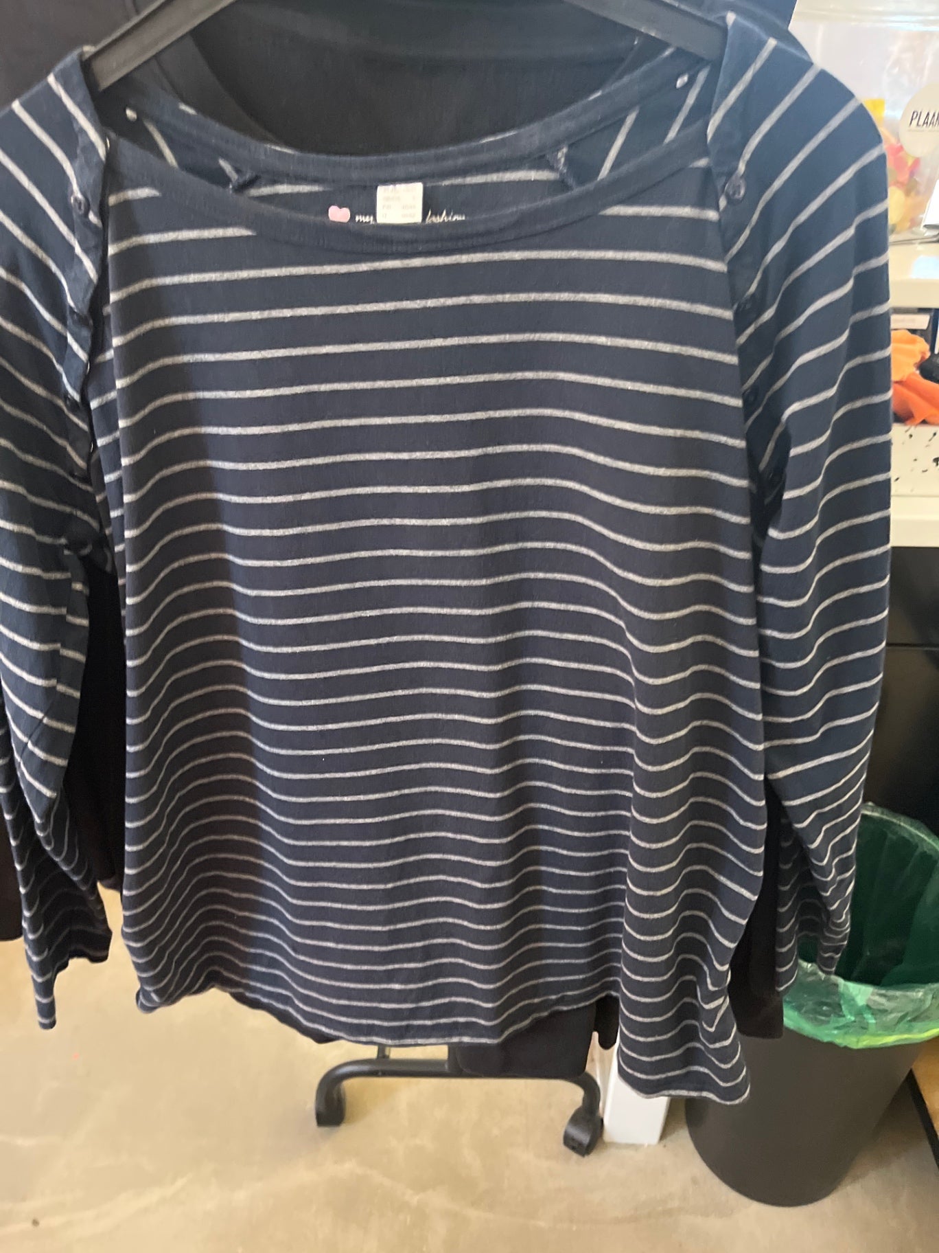 BPC Umstandsshirt langarm Blau Gr.: L