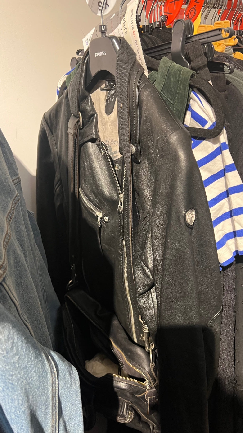 Gipsy Lederjacke Schwarz Gr.: M