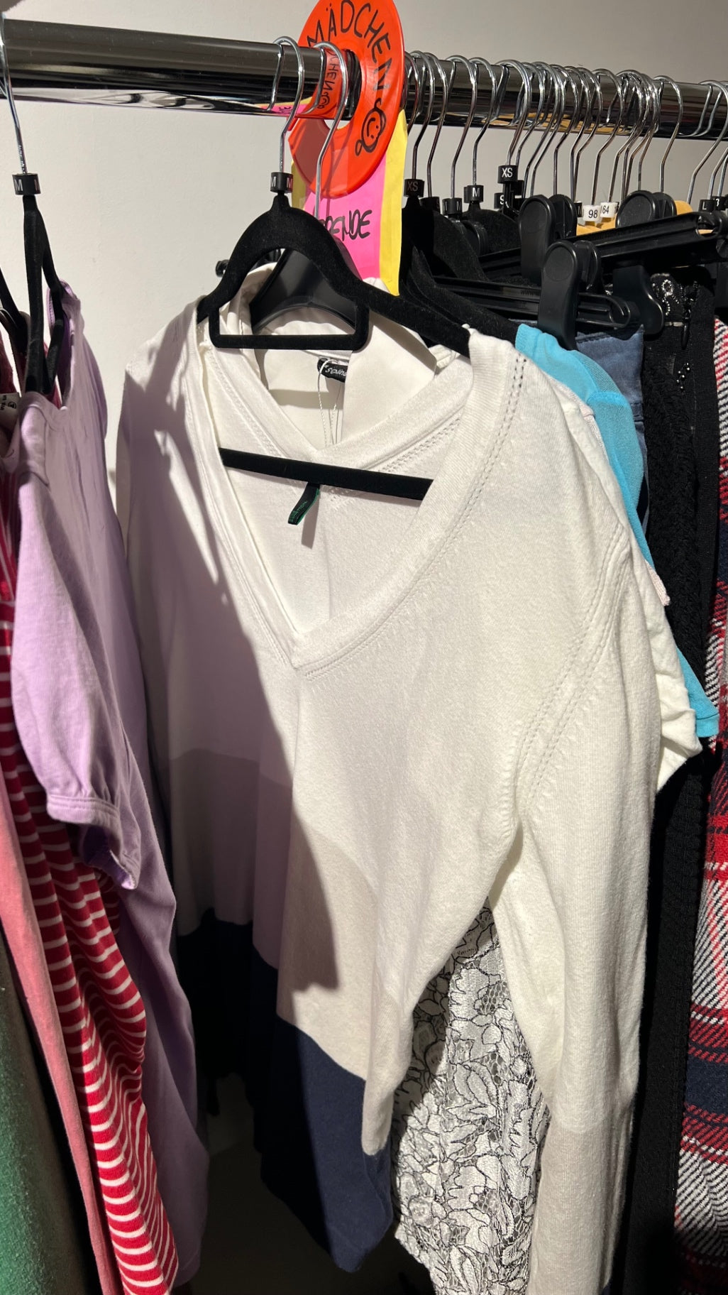 Benetton Oberteil Weiß Gr.: M