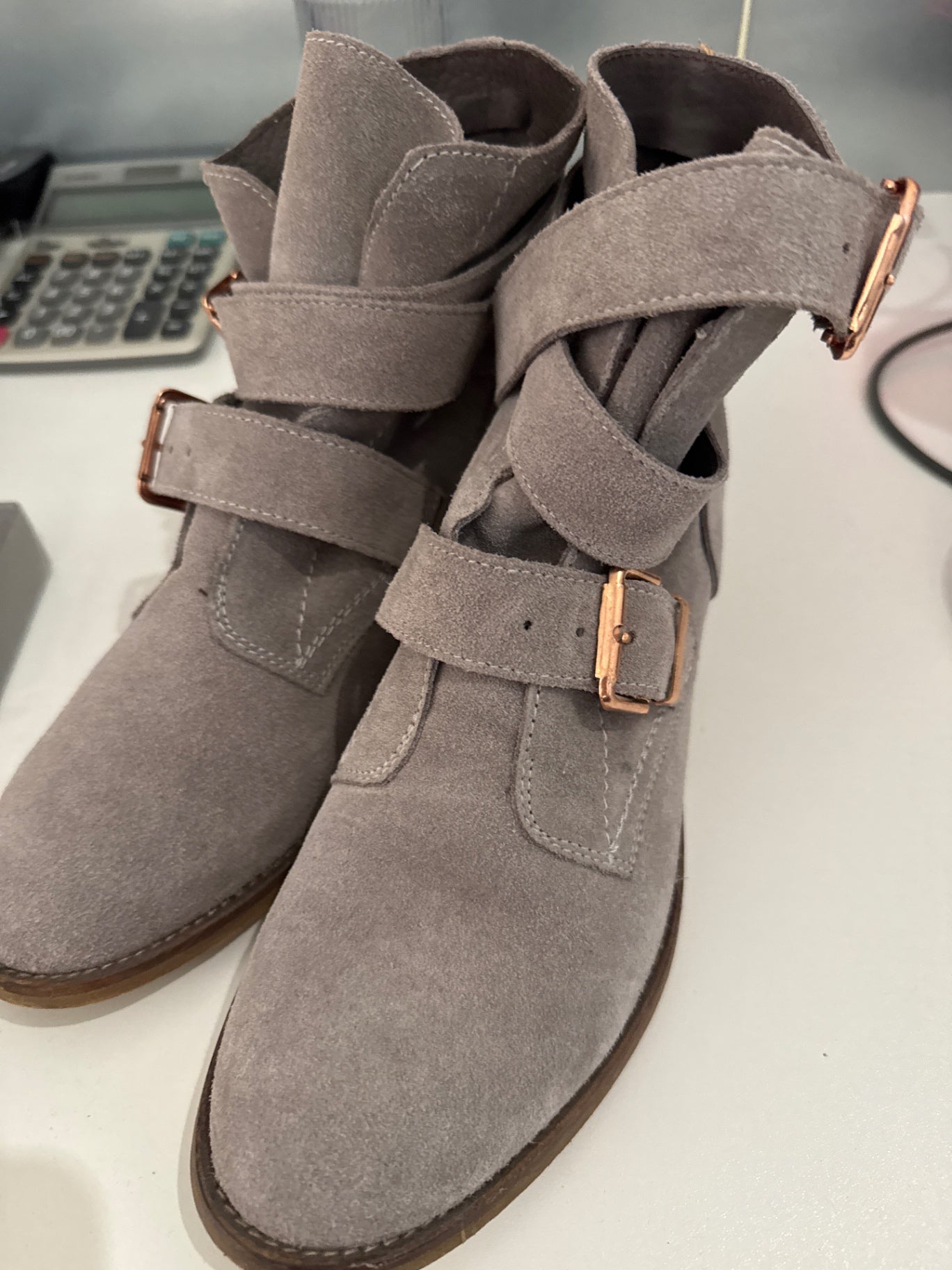Poelman Stiefelette Grau Gr.: 39