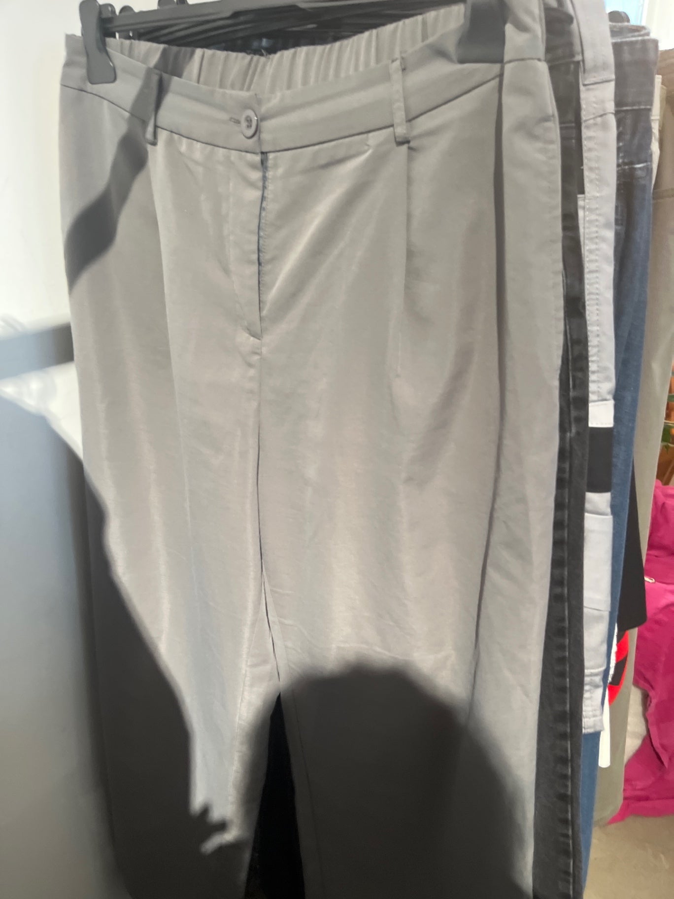 Stoffhose Hellgrau Gr.: XXL