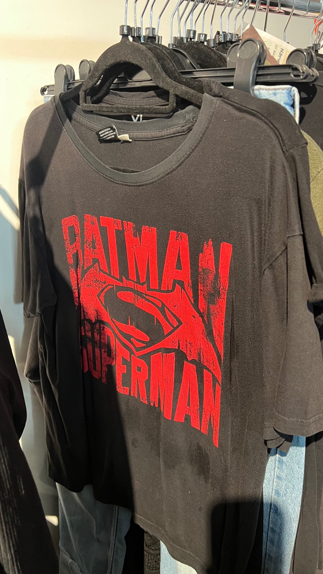 Batman T-Shirt Schwarz Gr.: L