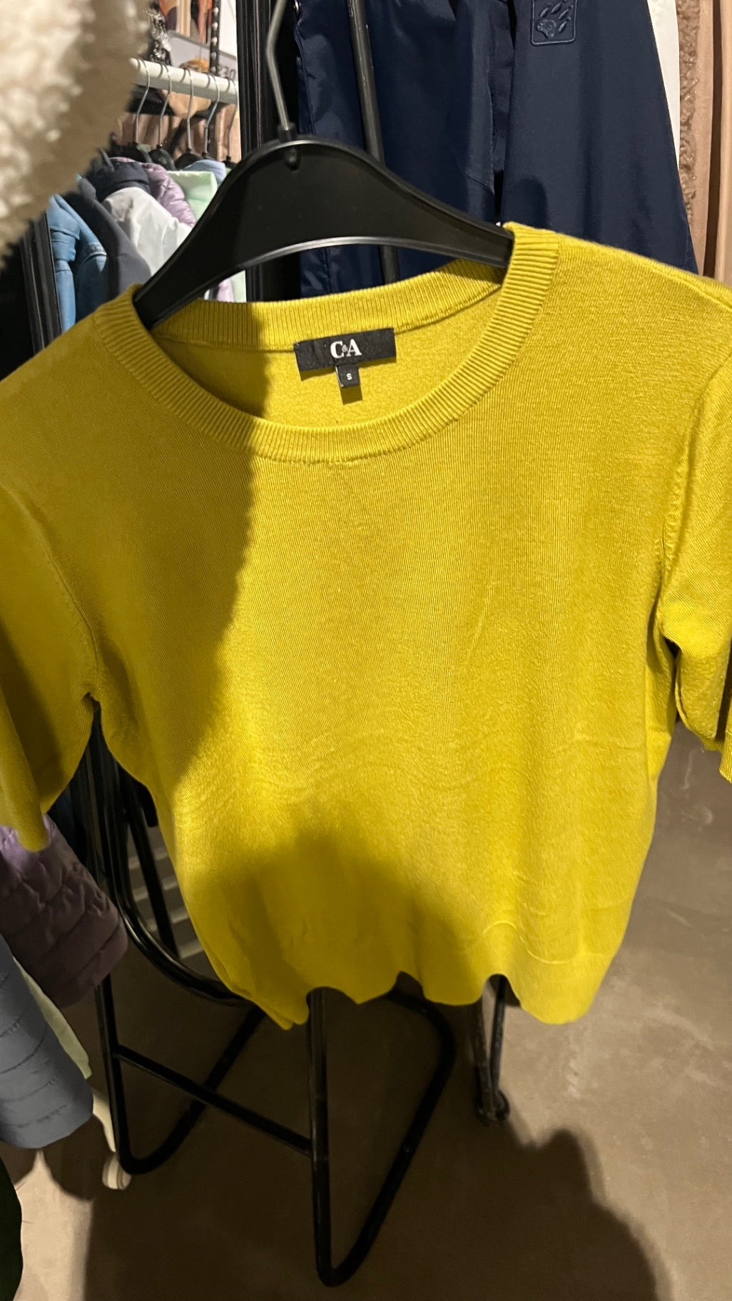 C&A Pullover / T-Shirt Gelb Gr.: XS