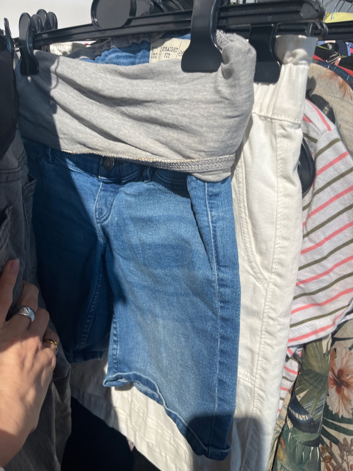 B-WARE Umstandsshorts Blau Gr.: S