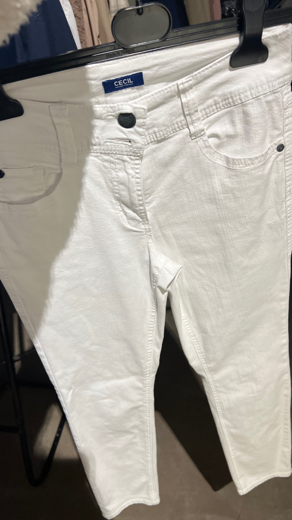 CECIL Jeans Weiß Gr.: XS