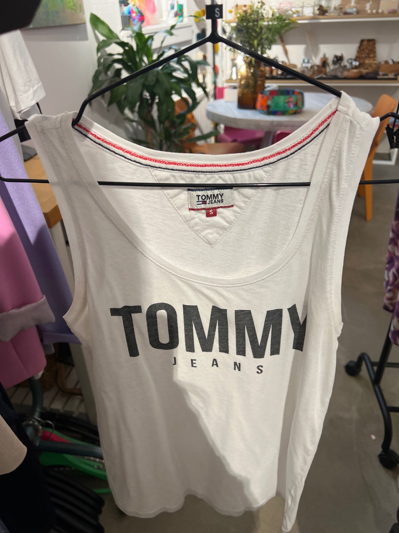 Tommy Jeans Top Beige/Creme Gr.: S