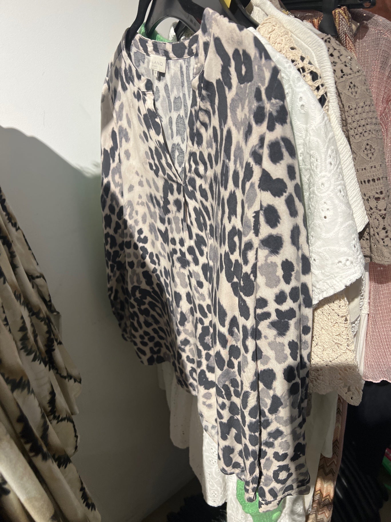 Milano Bluse Leo-Print Gr.: S