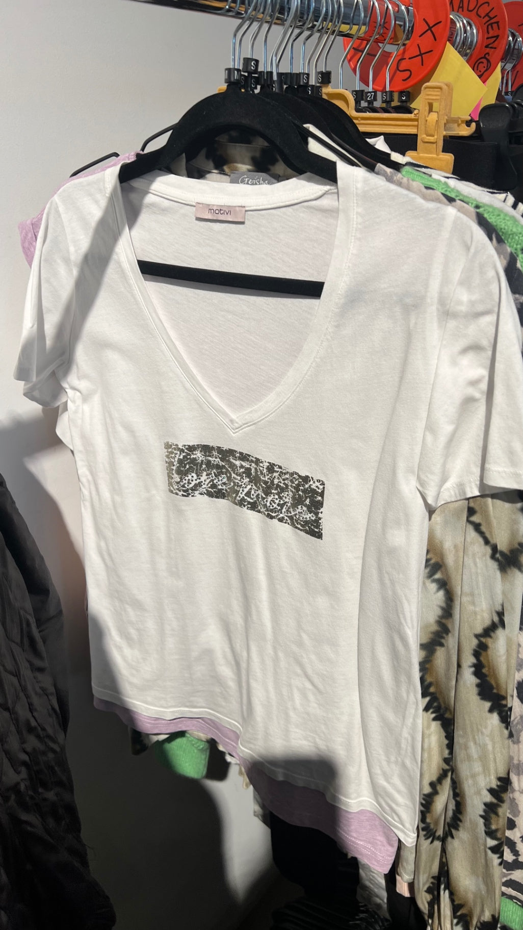 motivi T-Shirt Weiß Gr.: M