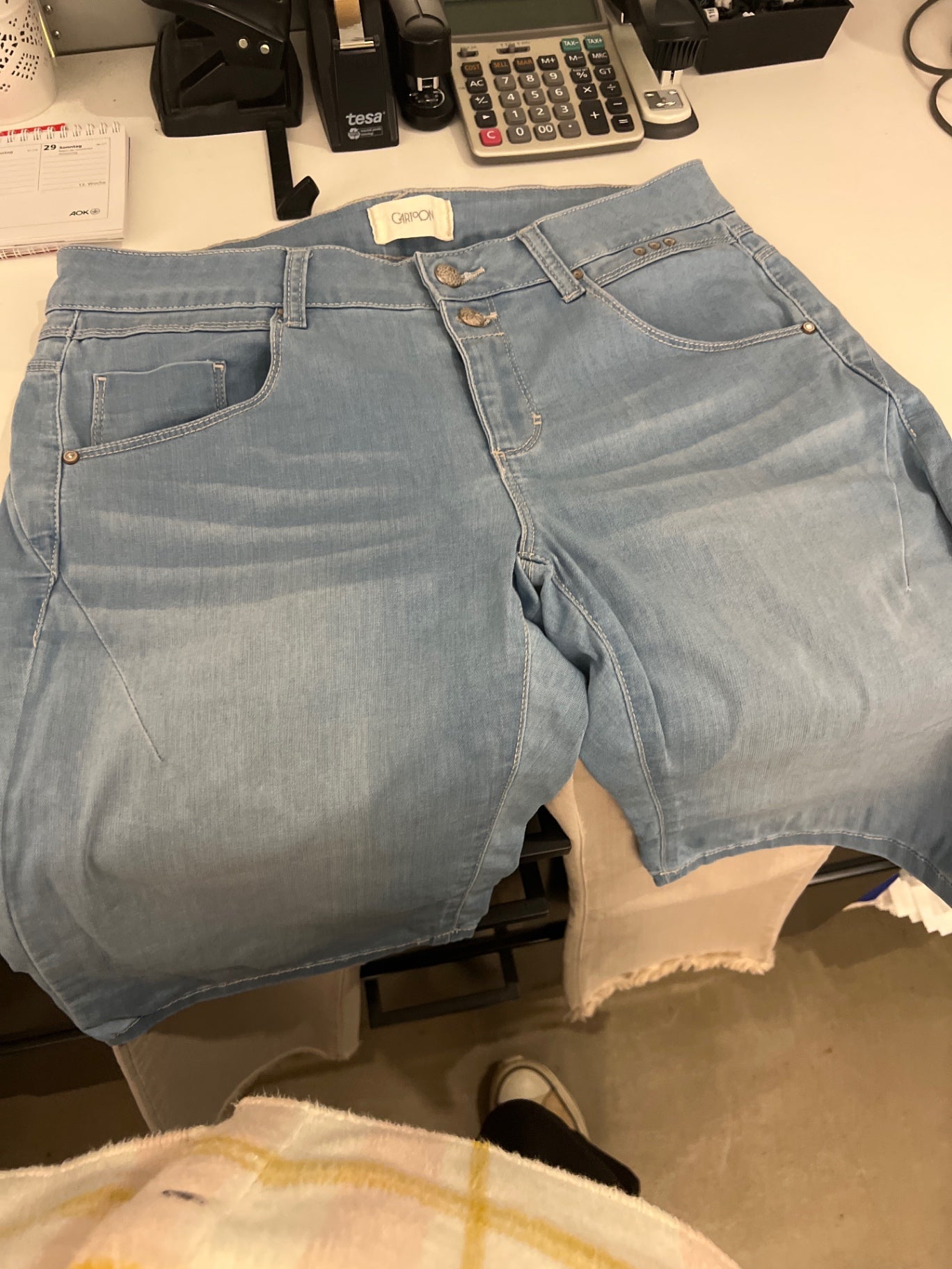 CARTOON Jeans Bermuda Hellblau Gr.: S