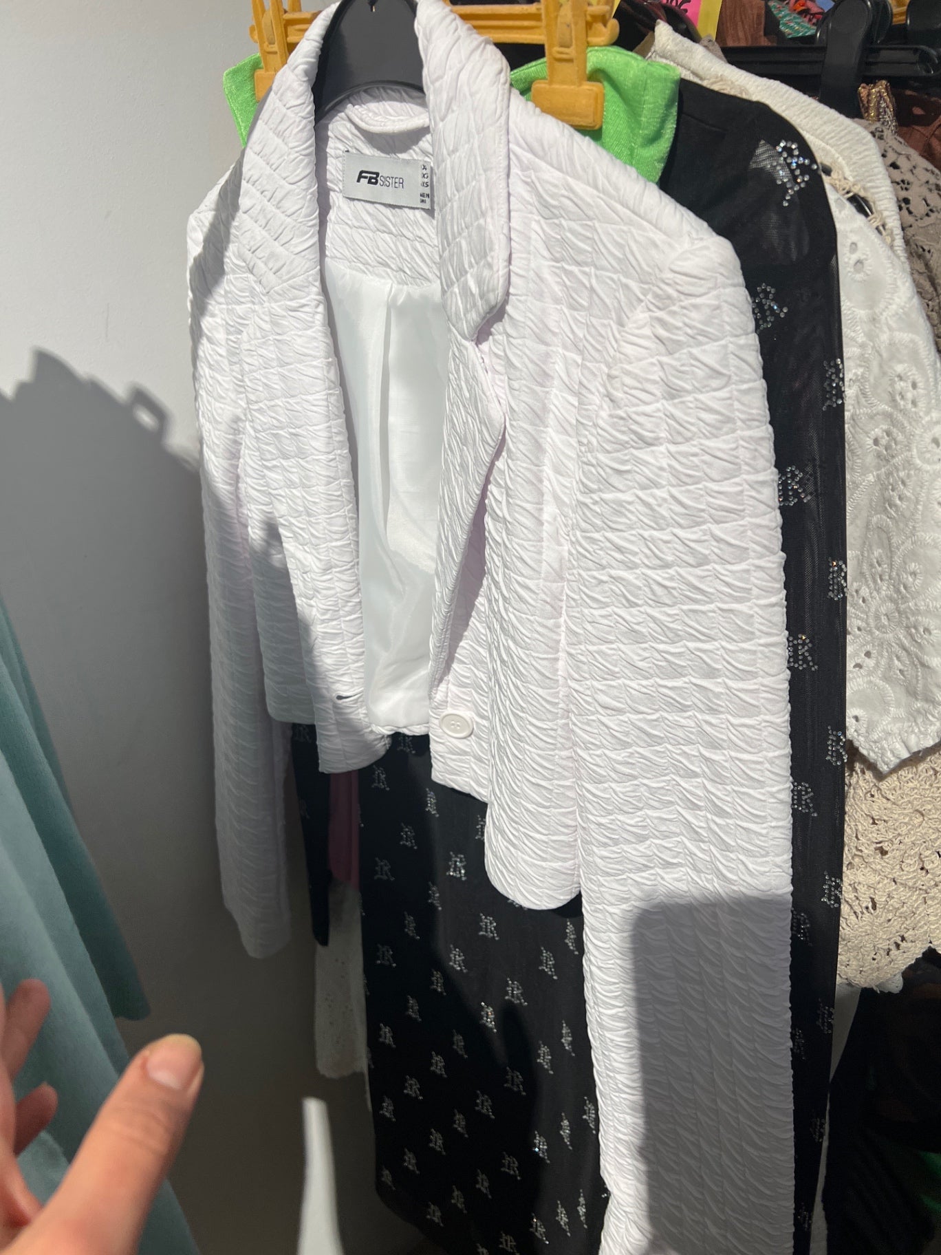 FB SISTER Blazer Weiß Gr.: S