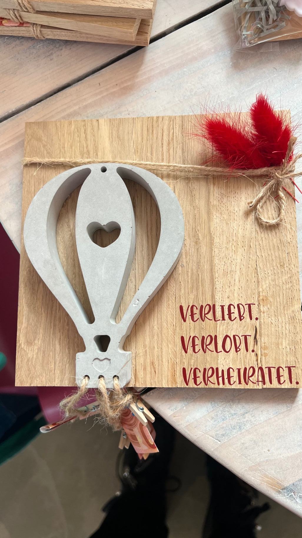 EINZELSTÜCK Geldgeschenk Ballon