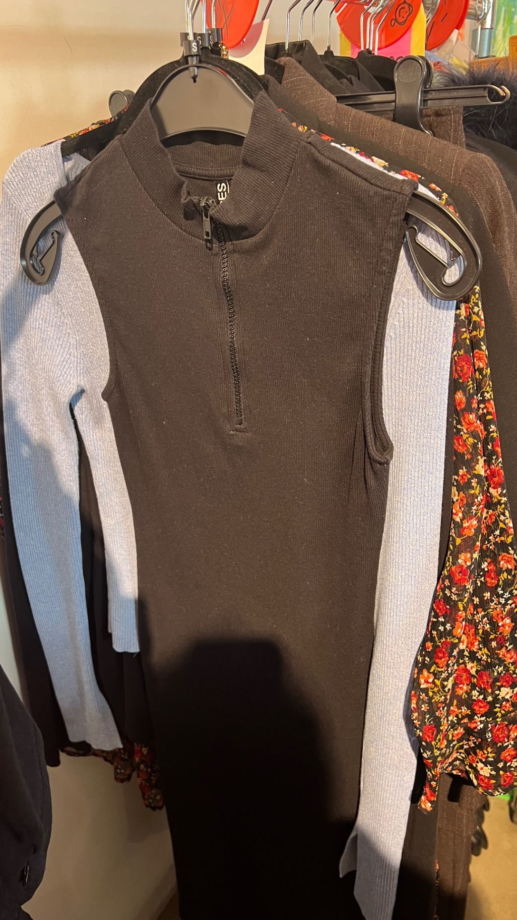 Pieces Kleid Schwarz Gr.: S
