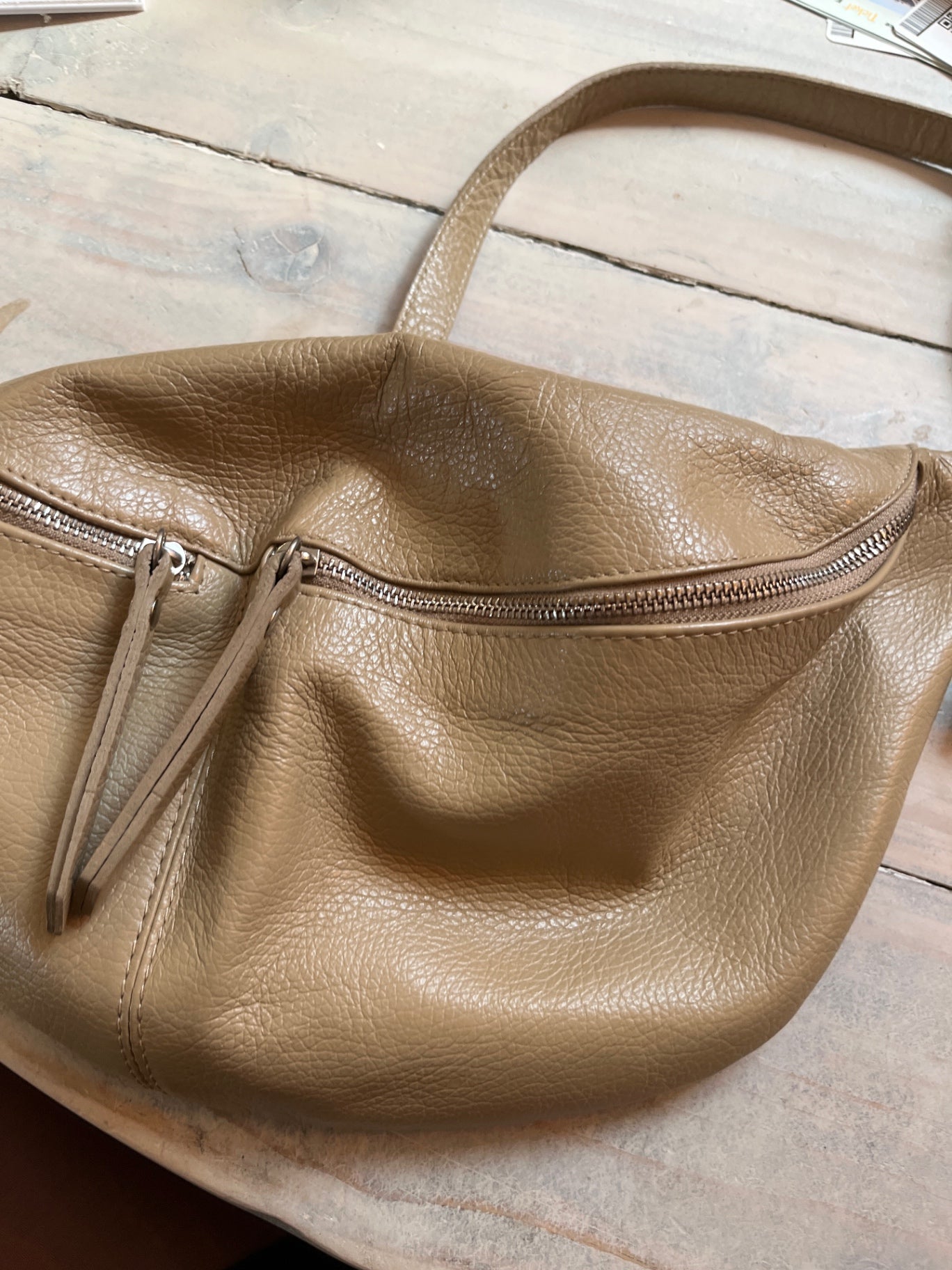 Made in italy Handtasche Beige