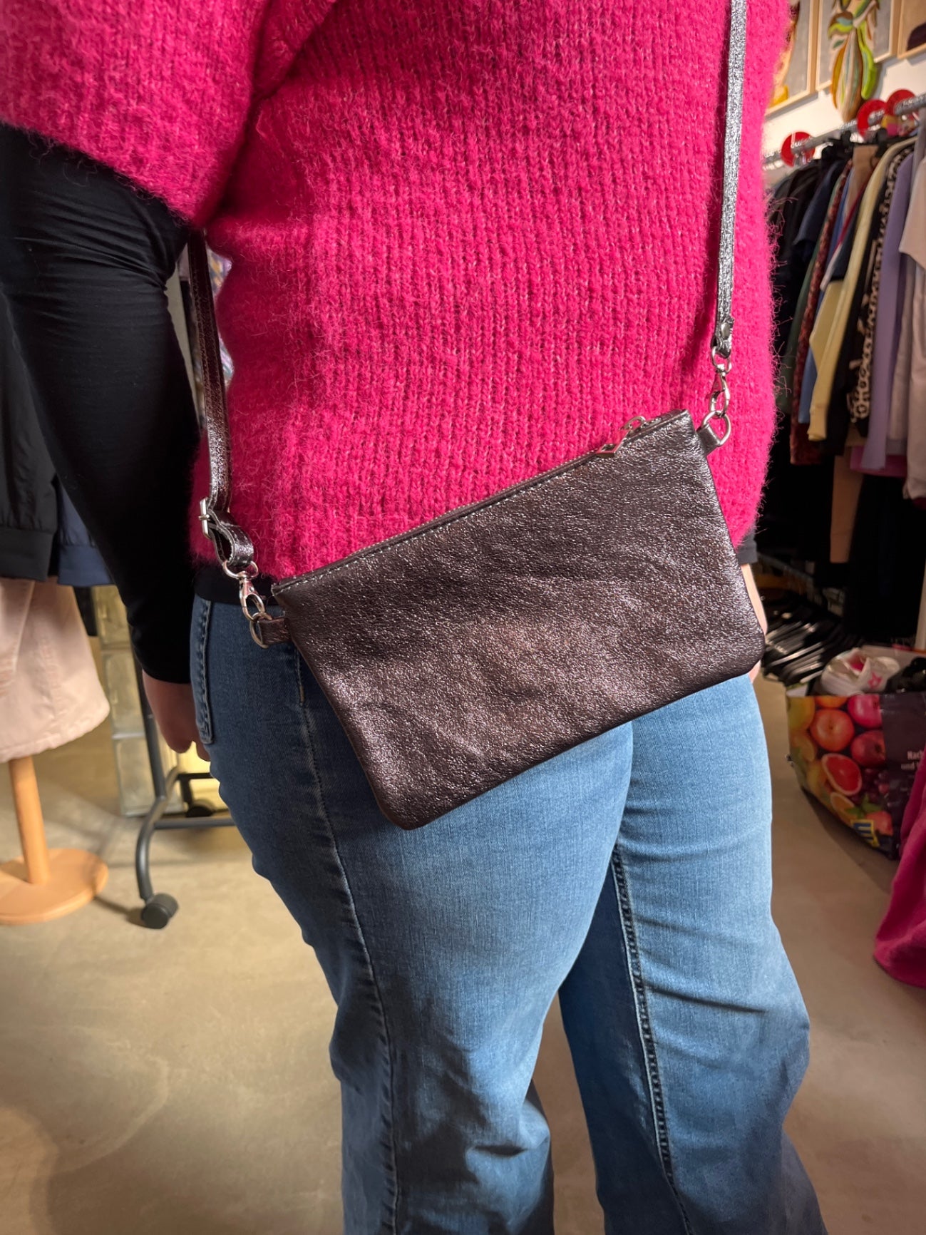 Made in italy Tasche Silber
