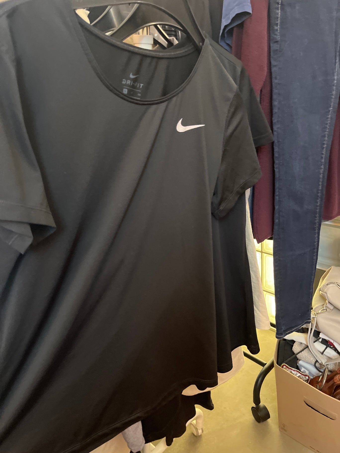 Nike Sport T-Shirt Schwarz Gr.: S