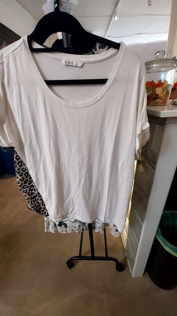ONLY Umstandshirt Weiß Gr.: L