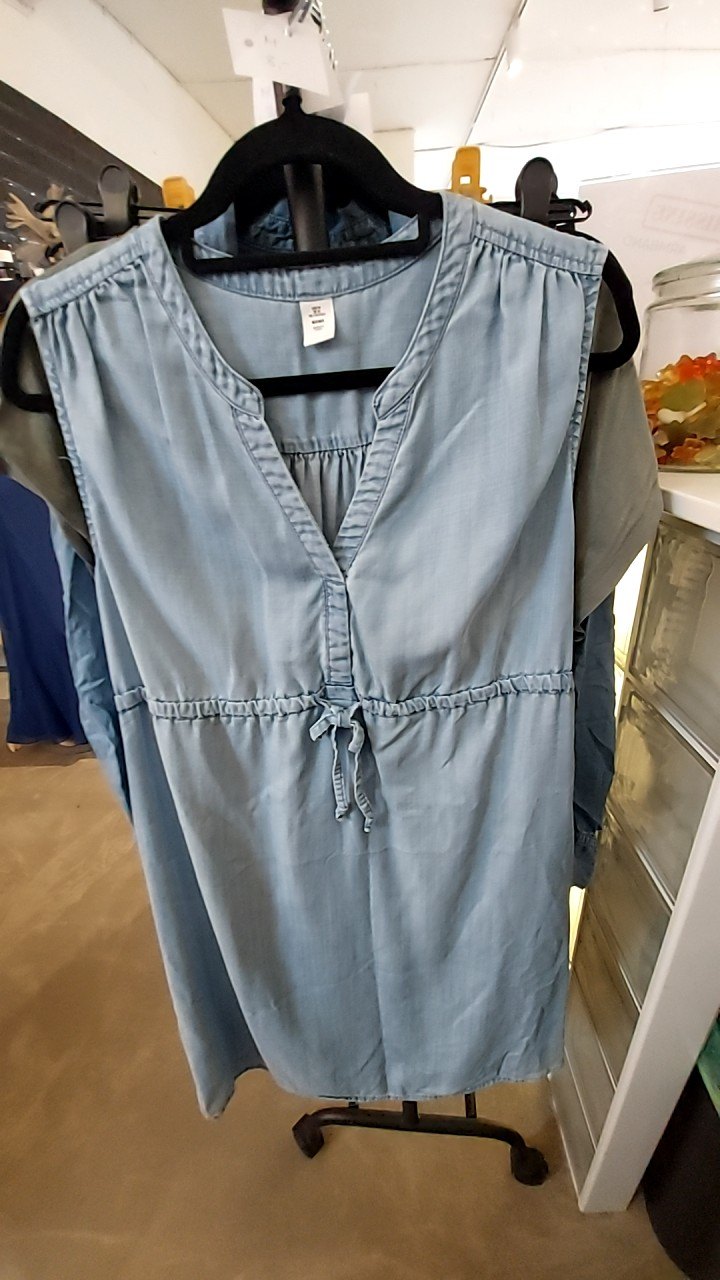 H&M Mama Kleid Hellblau Gr.: M