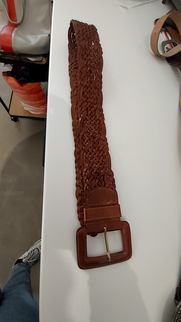 Geflochtener Gürtel Braun