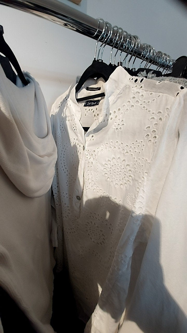 St. Barth Bluse Weiß Gr.: M