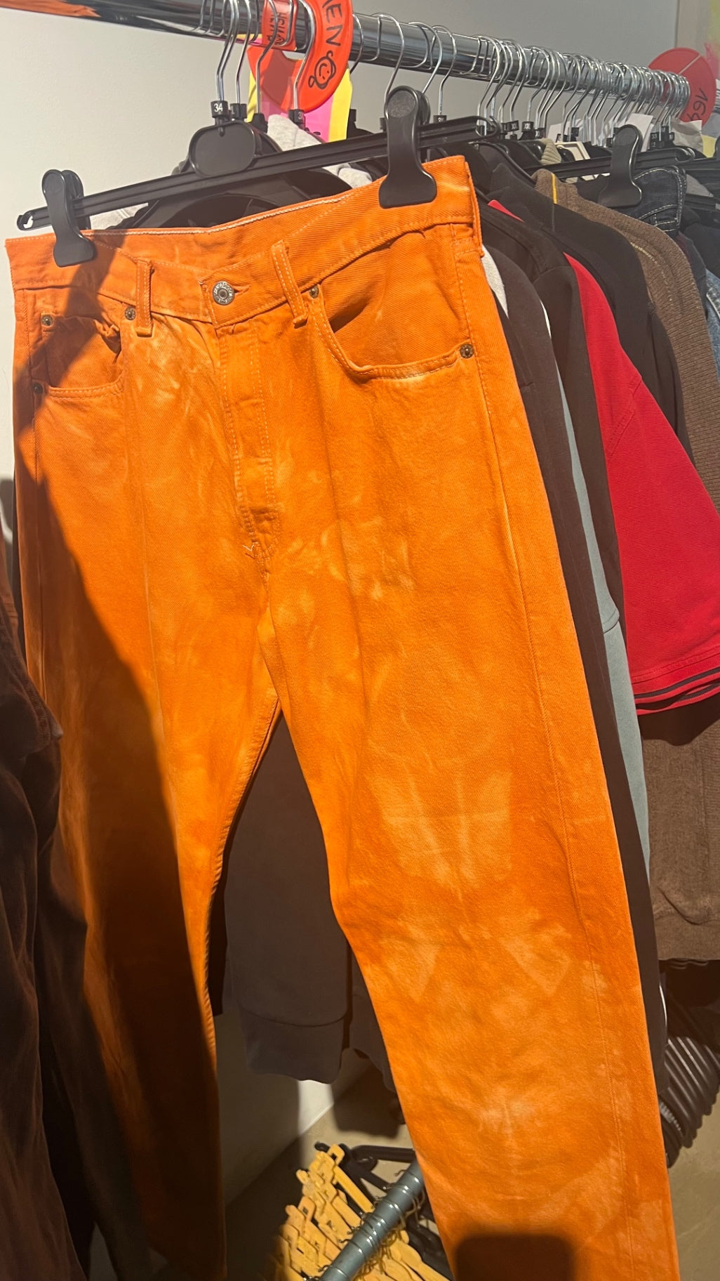 Levi’s Jeans Orange Batik Gr.: 34