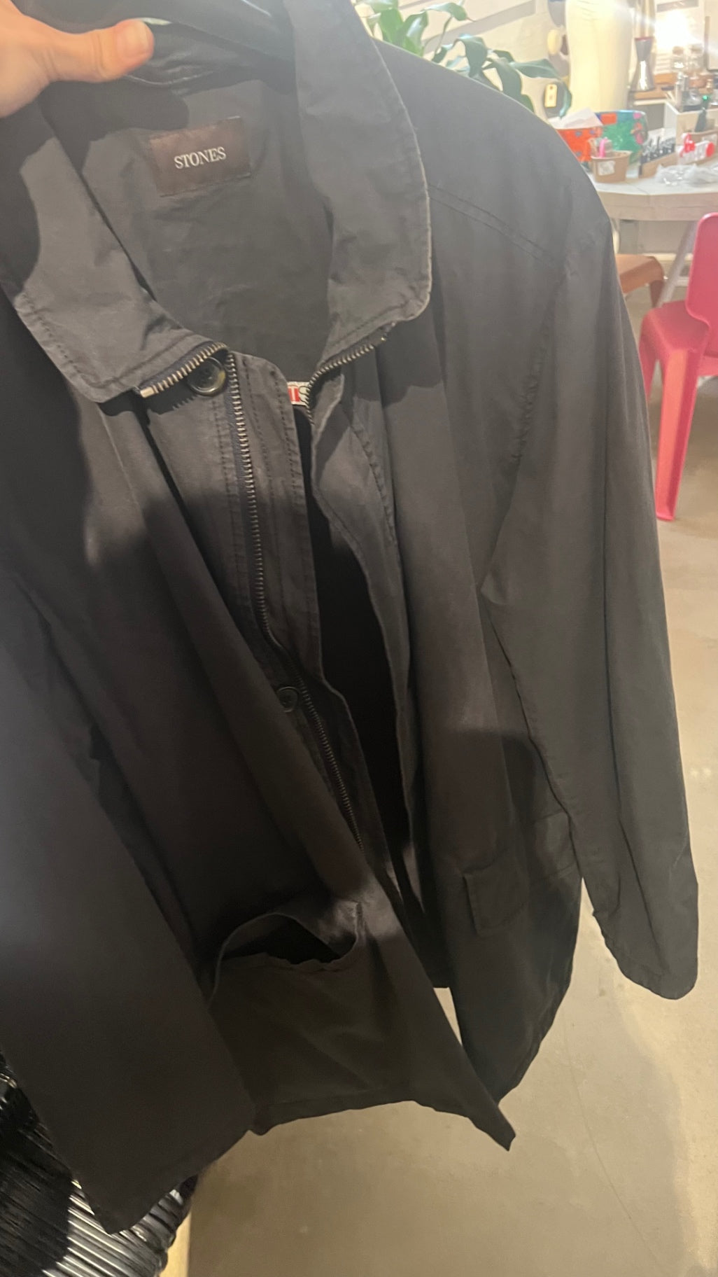 STONES Mantel Schwarz Gr.: 3XL