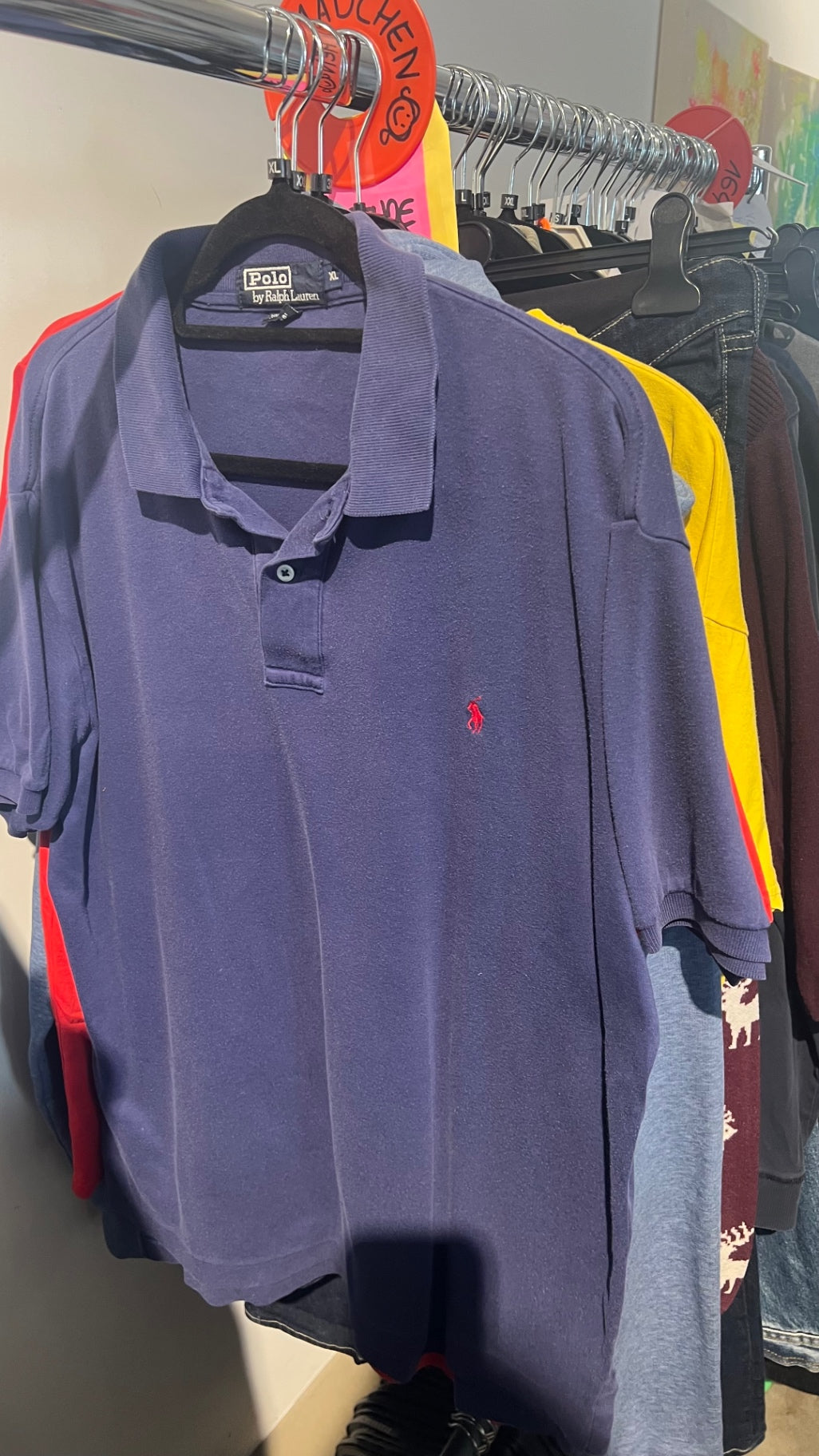 BWARE Ralph Lauren Poloshirt Dunkelblau Gr.: L
