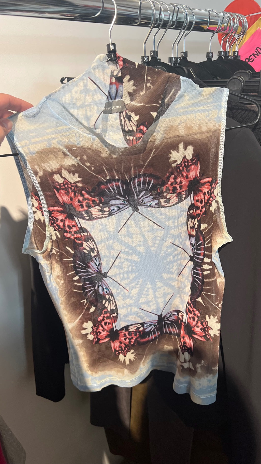 Marc Aurel Top Blau Gr.: M