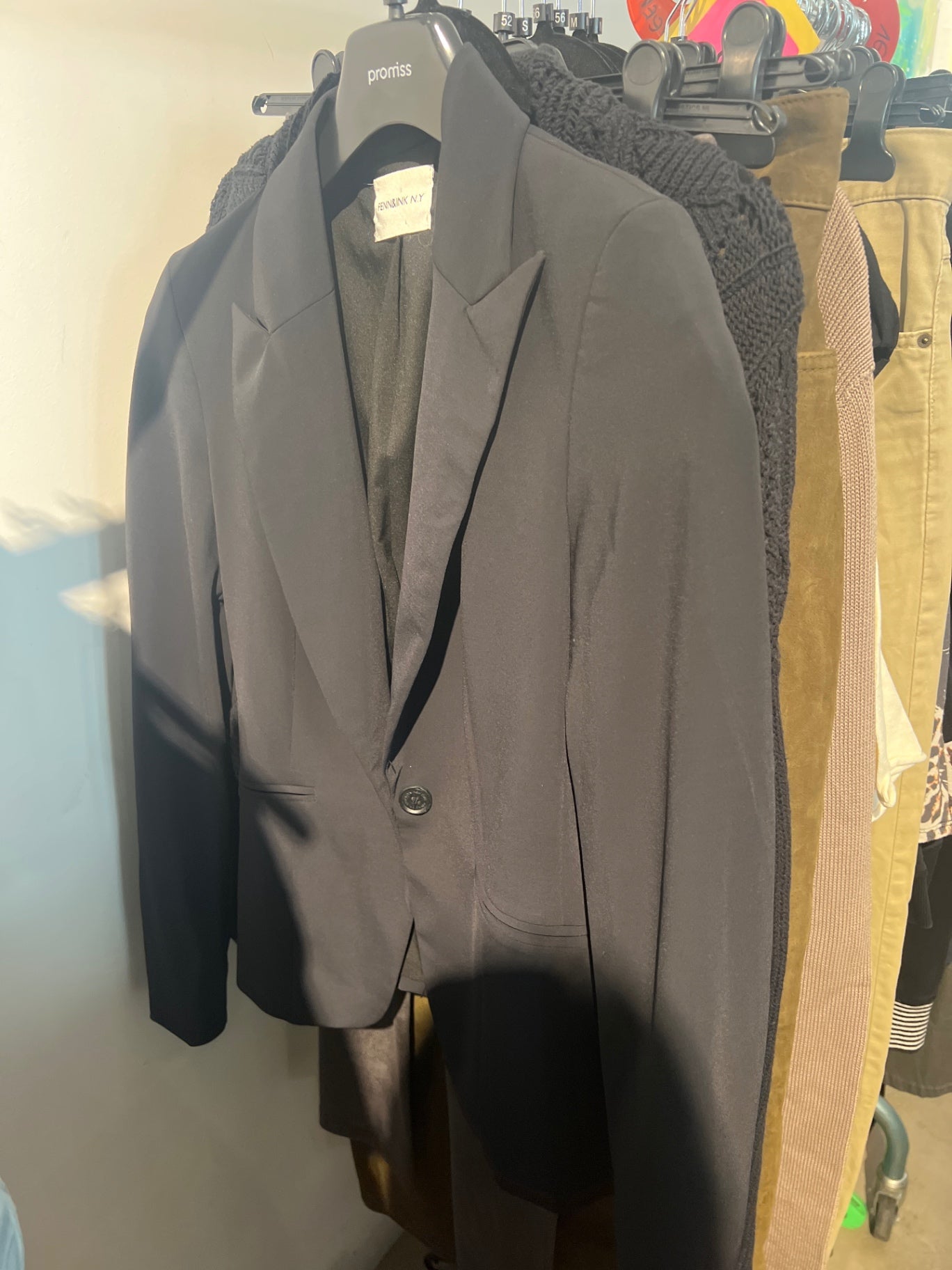 Penn&Ink Blazer Schwarz Gr.: XS