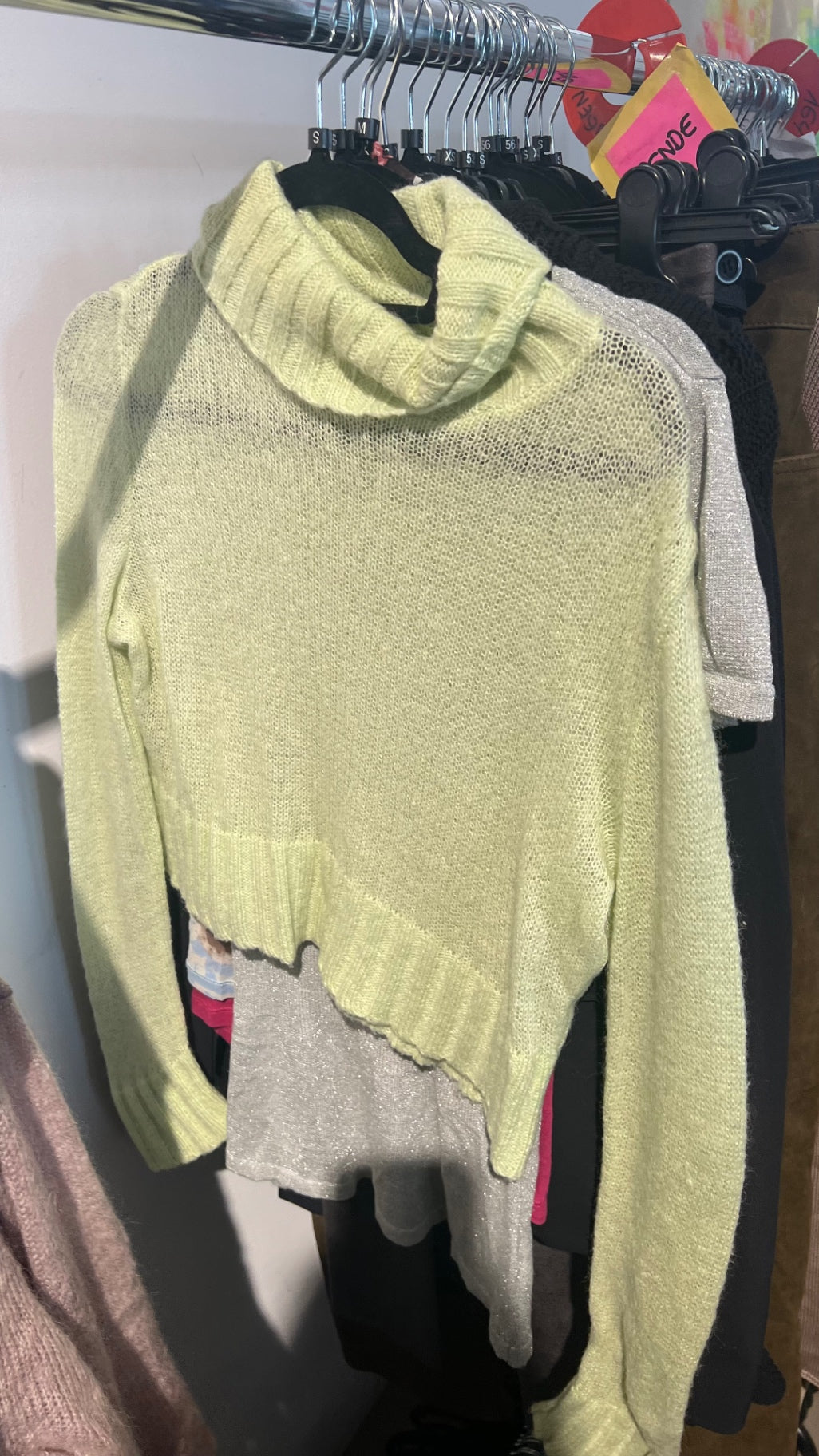 Kookai Pullover Hellgelb Gr.: S