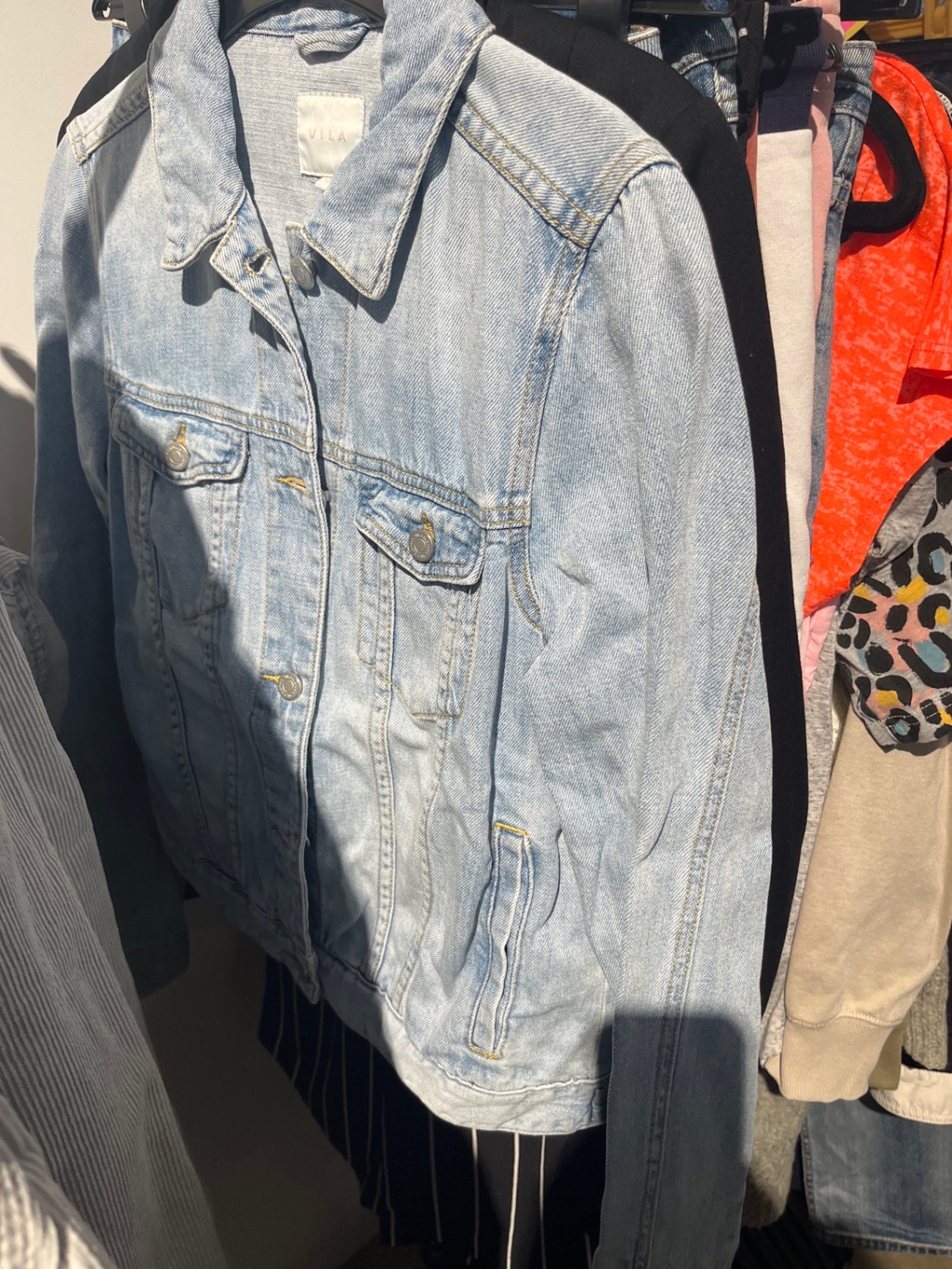 VILA Jeansjacke Hellblau Gr.: S