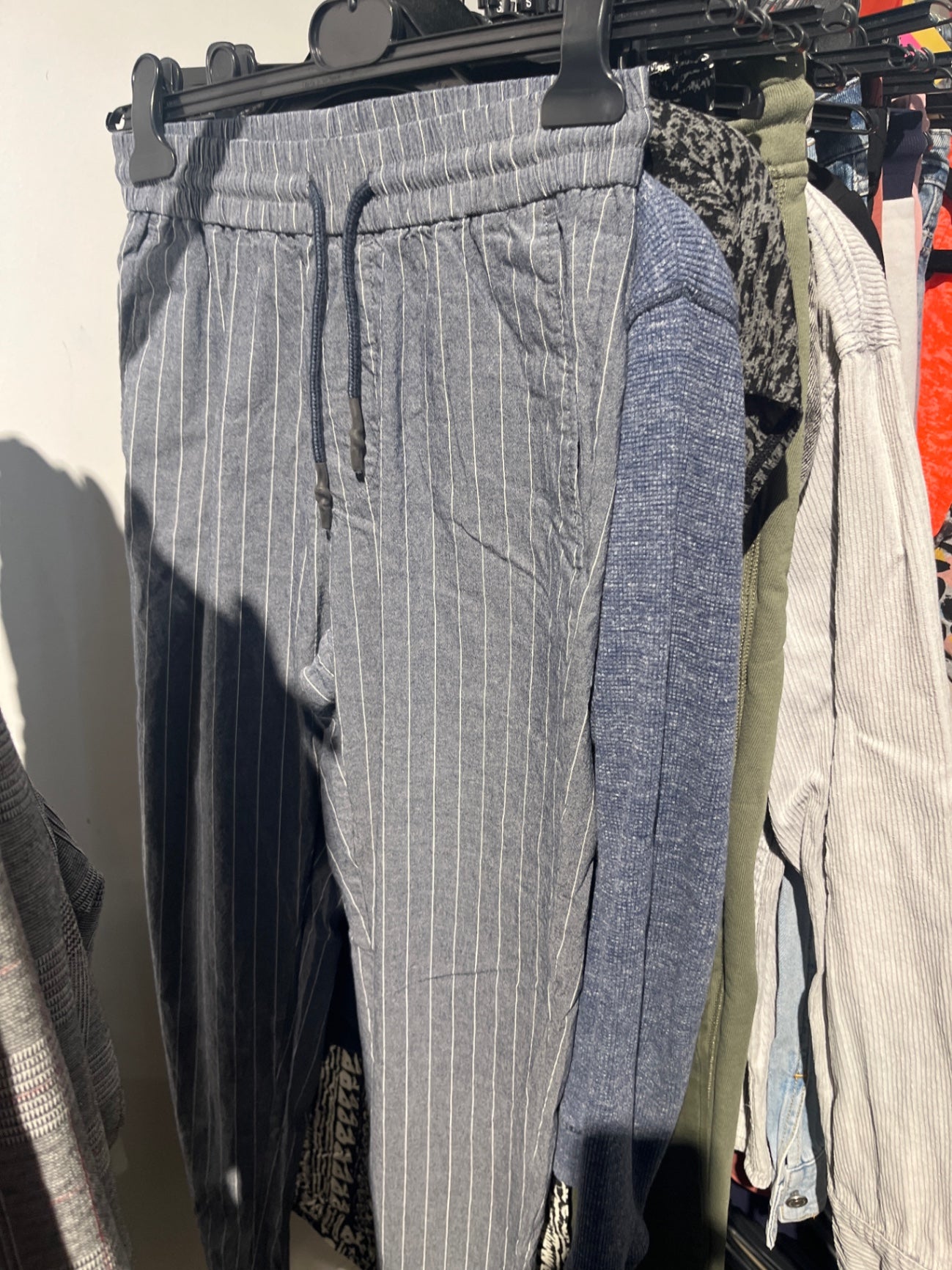 Only&Sons Stoffhose Grau Streifen: S