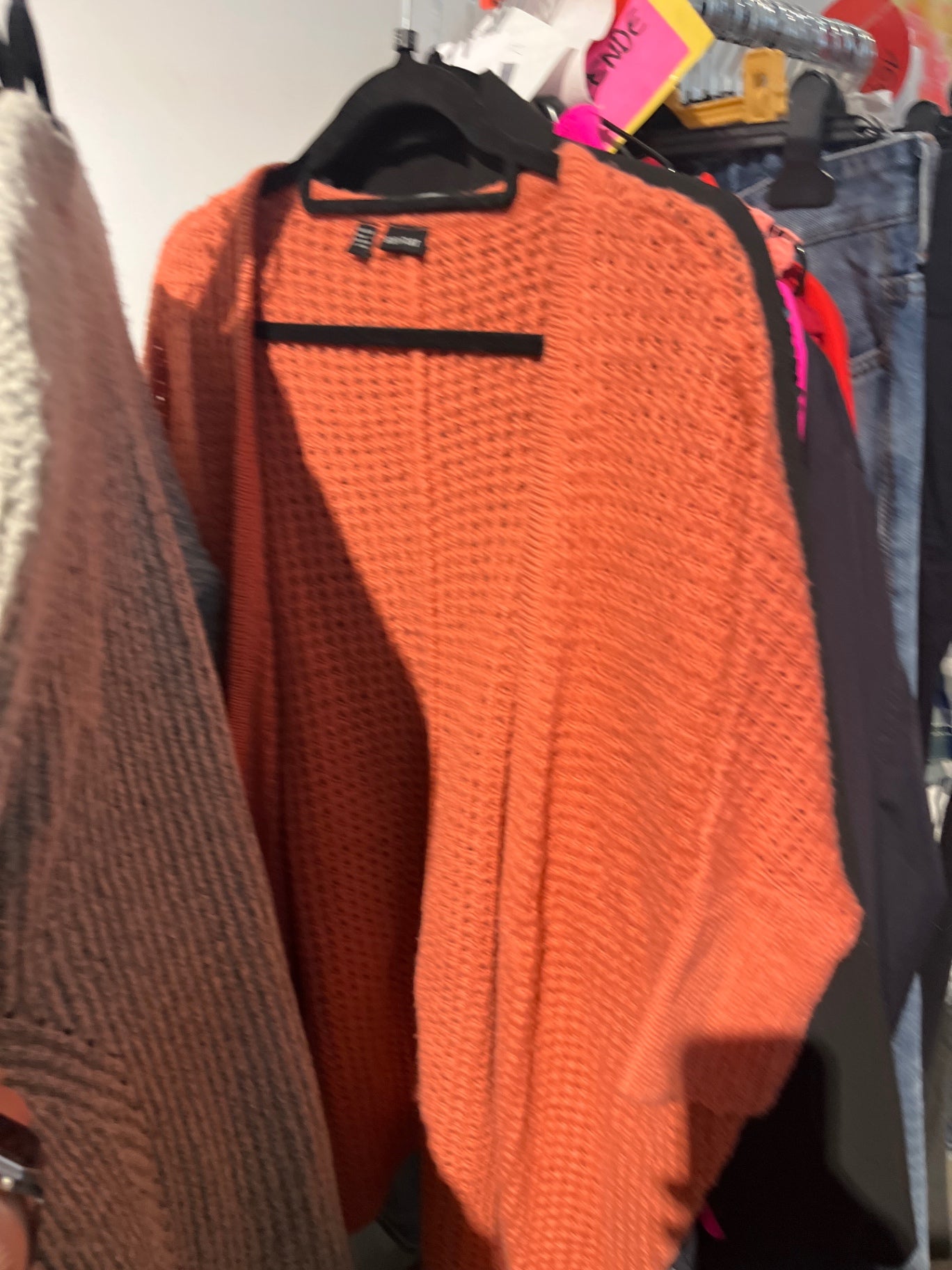 PrettyBody Strickjacke Orange Gr.: S