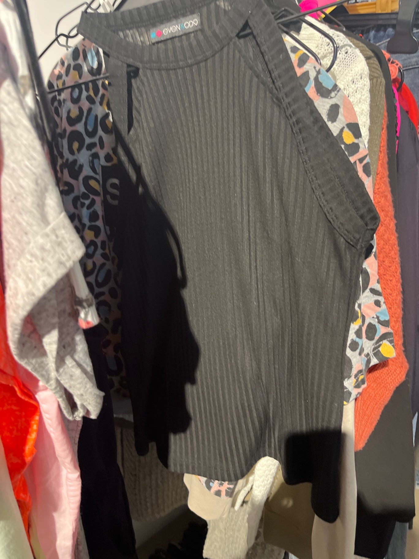 Even&ODD Top Schwarz Gr.: S