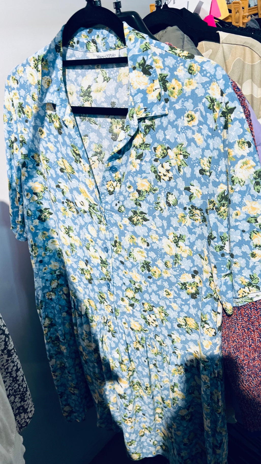 Marc O'Polo Blusenkleid Blau Gr.: L