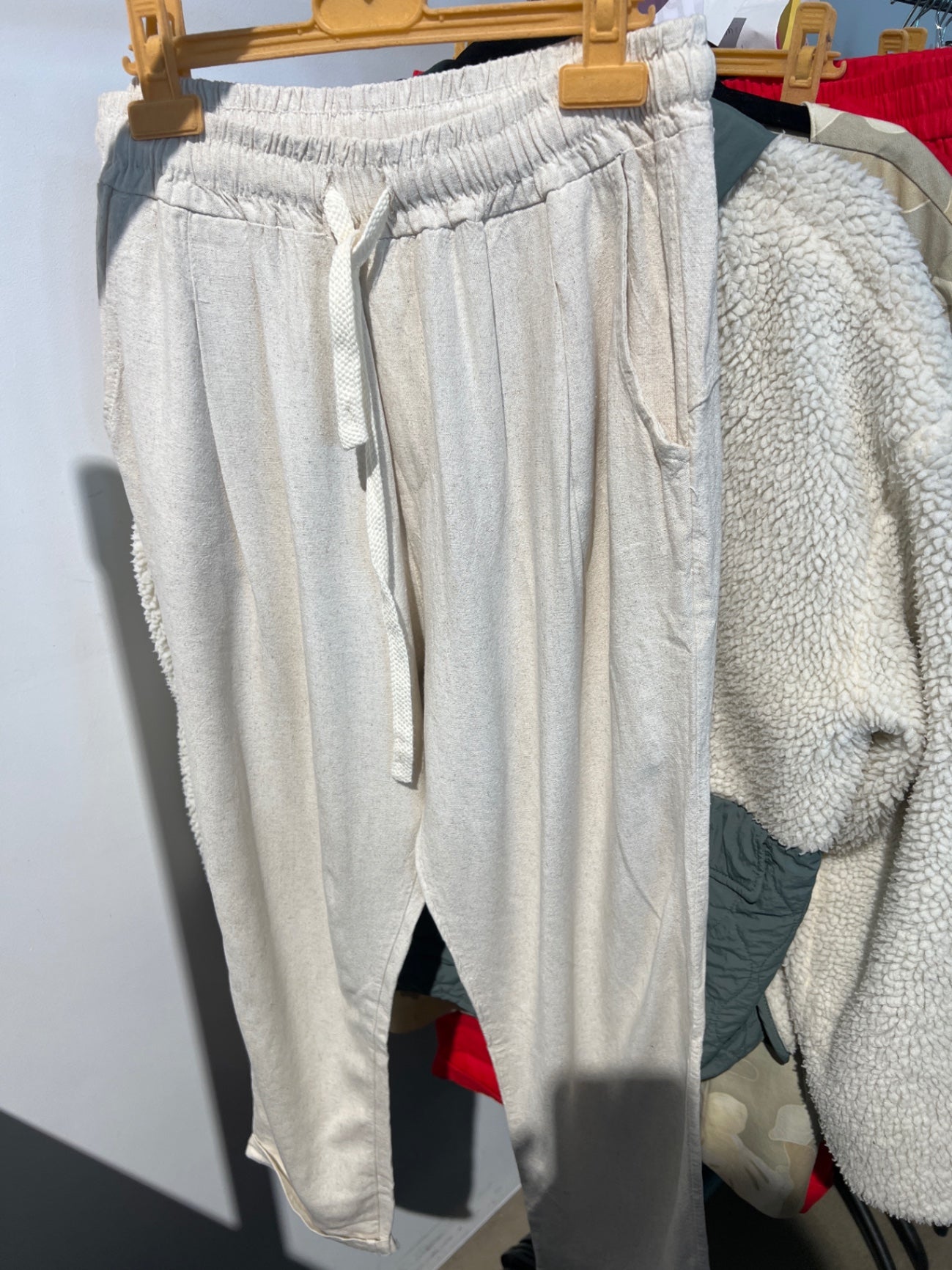 Chroy Leinenhose Beige Gr.: S