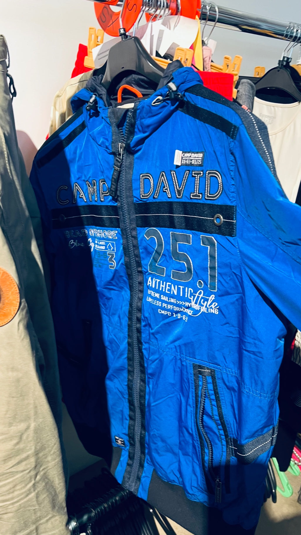 Camp David Jacke Blau Gr.: XL