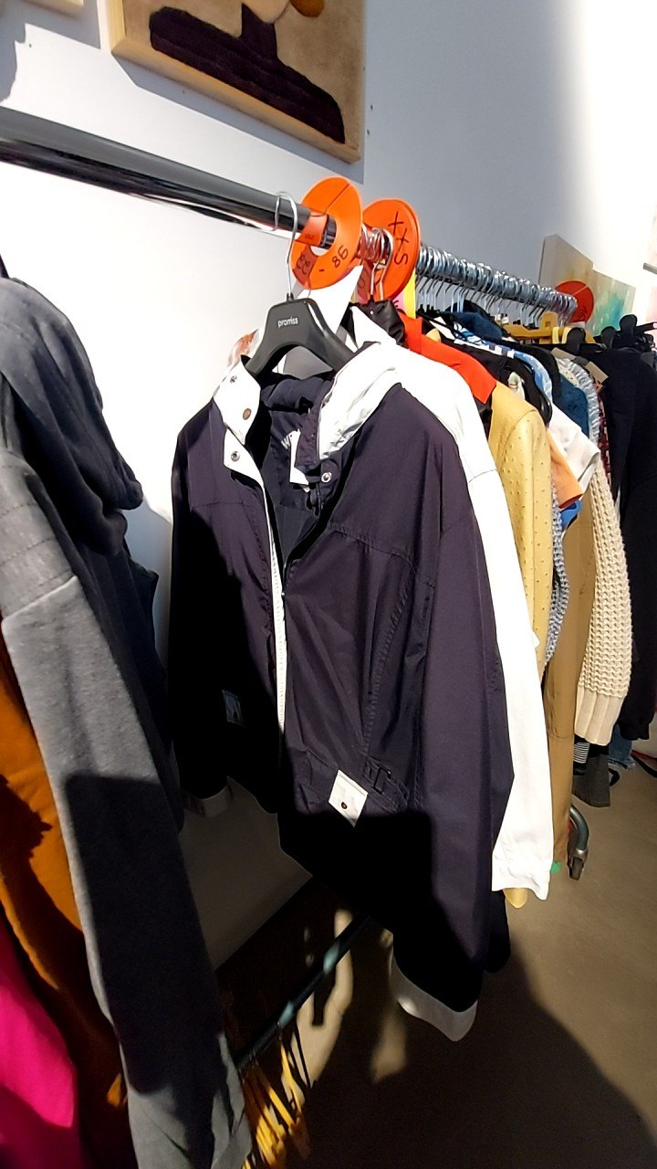 Wellensteyn Jacke Dunkelblau/Weiß Gr.: 44